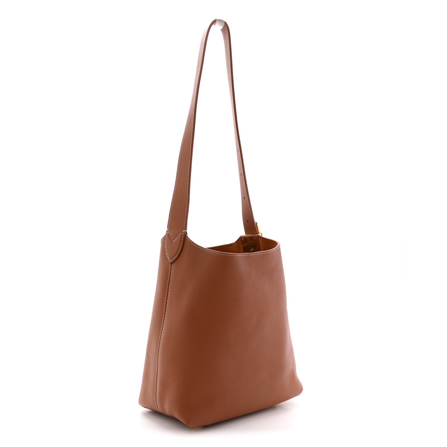 Louis Vuitton Grained Calfskin Low Key Hobo PM Cognac