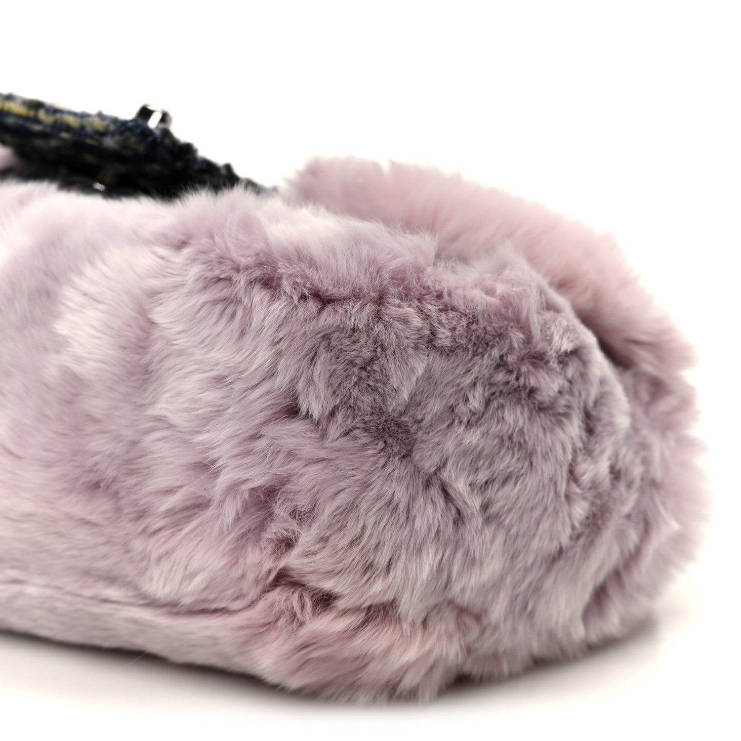 Chanel Rabbit Fur Tweed Small Fantasy Flap Lilac