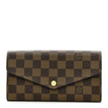 Louis Vuitton Damier Ebene Sarah Wallet NM