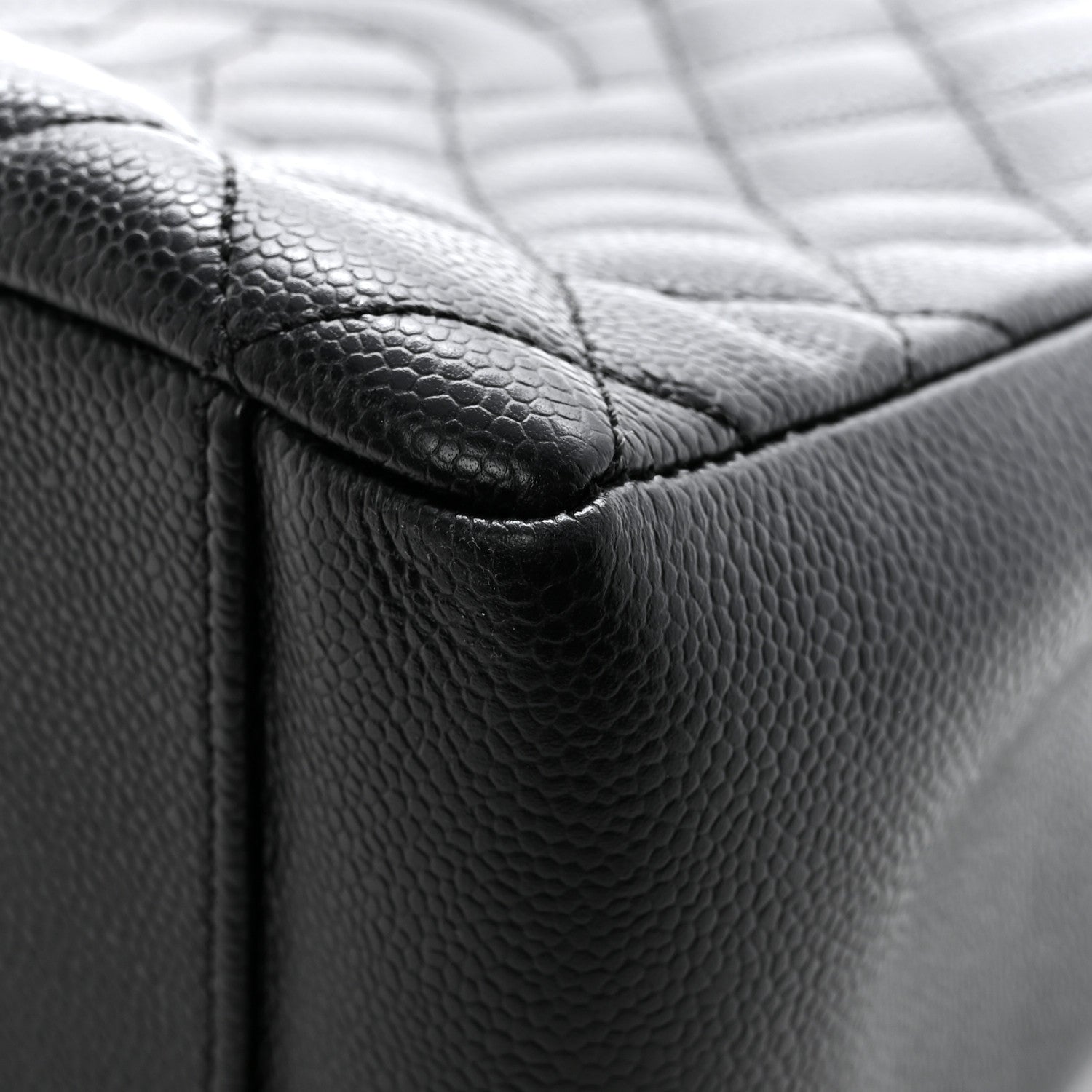Chanel Caviar Quilted Grand Shopping Tote GST Black
