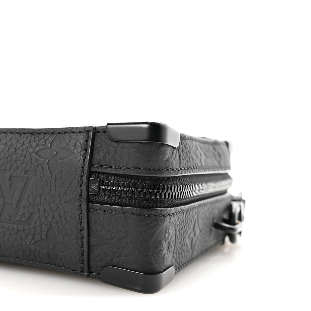 Louis Vuitton Taurillon Monogram Soft Trunk Black