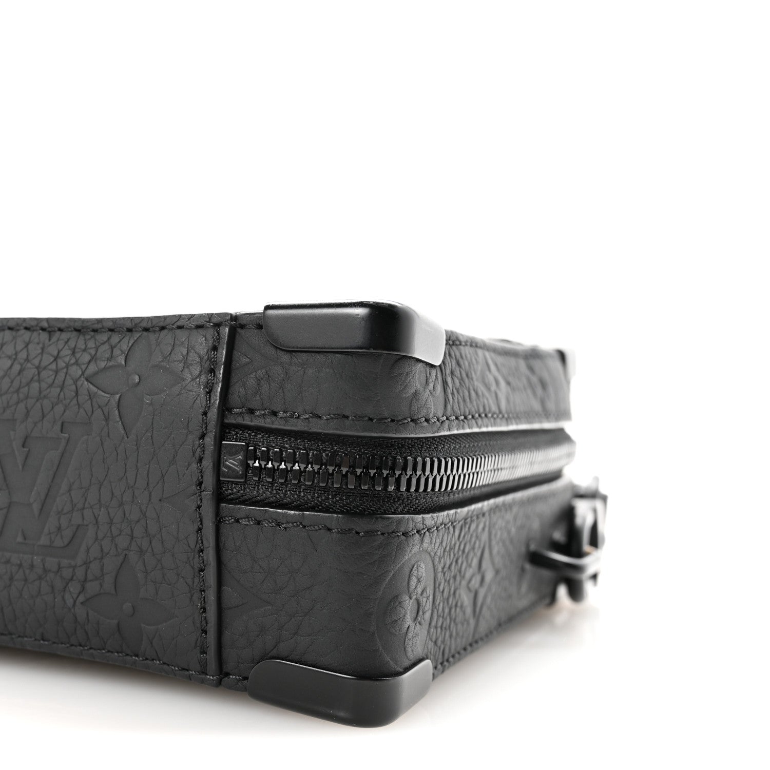 Louis Vuitton Taurillon Monogram Soft Trunk Black