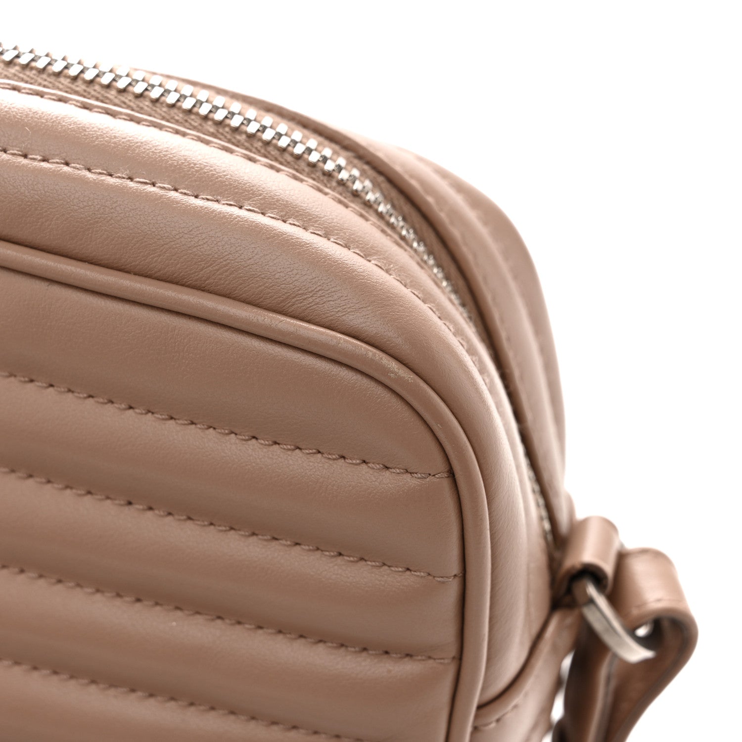 Prada Soft Calfskin Diagramme Camera Bag Cipria