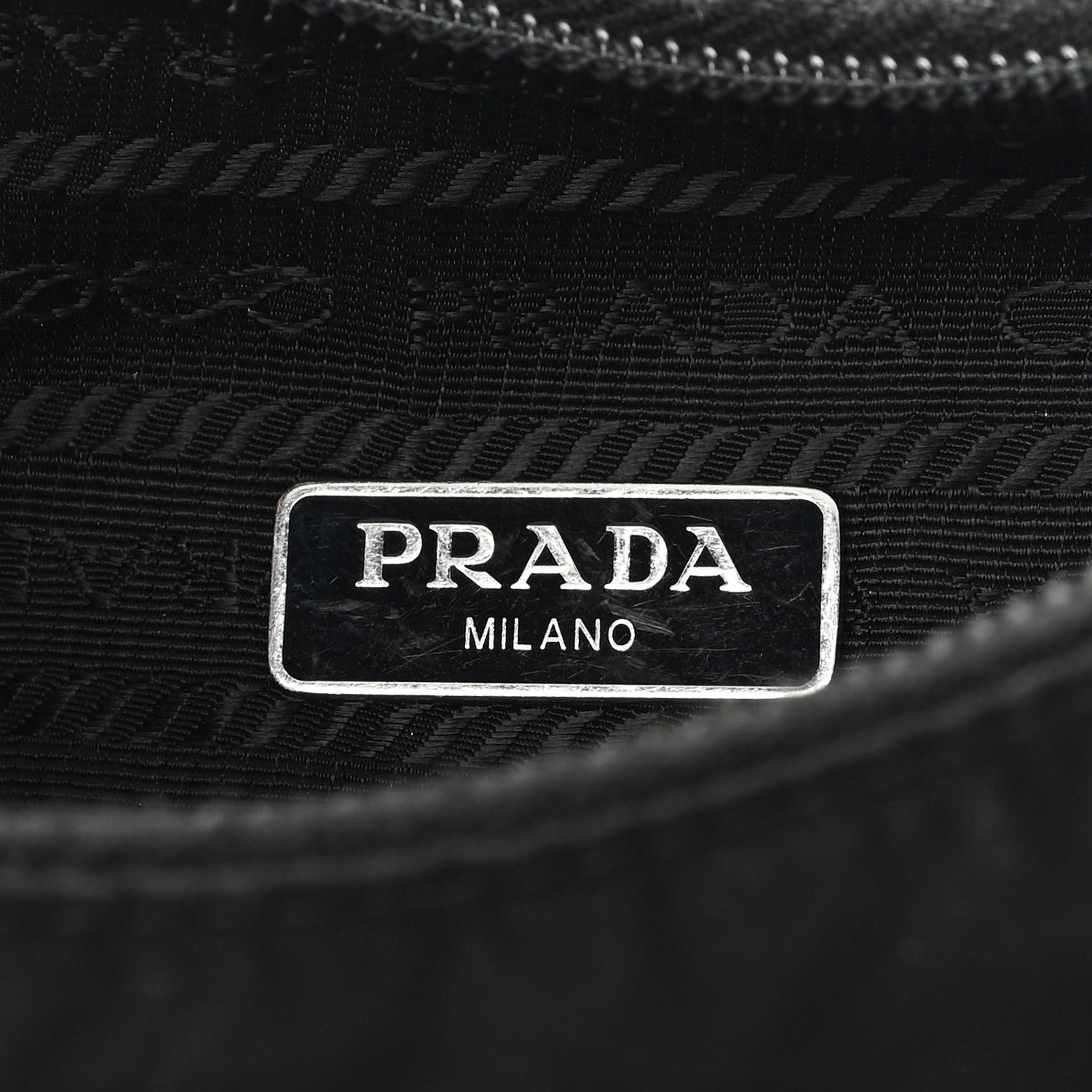 Prada Tessuto Nylon Mini Re-Edition 2000 Bag Black