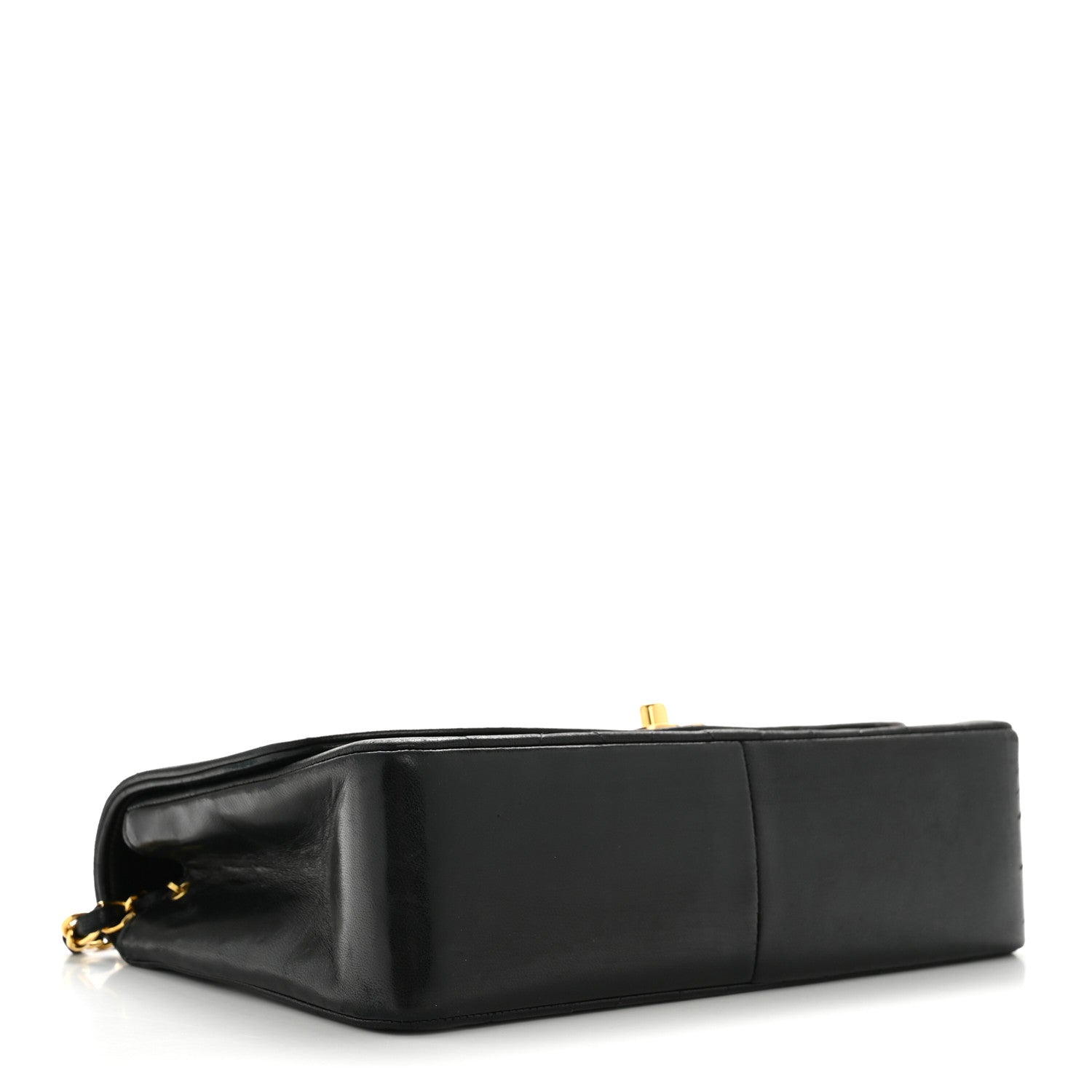 Chanel Lambskin Quilted Medium Single Flap Black