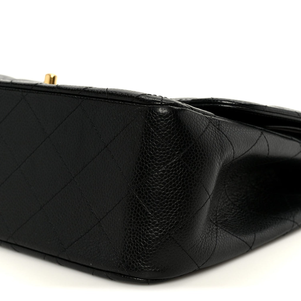 Chanel Caviar Quilted Jumbo Double Flap Black