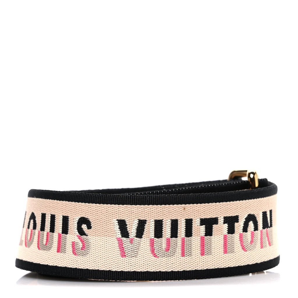 Louis Vuitton Jacquard Speedy Bandouliere 20 Shoulder Strap Black