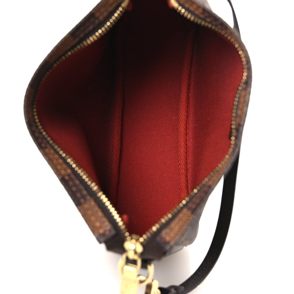 Louis Vuitton Damier Ebene Trousse Make Up Bag Pochette