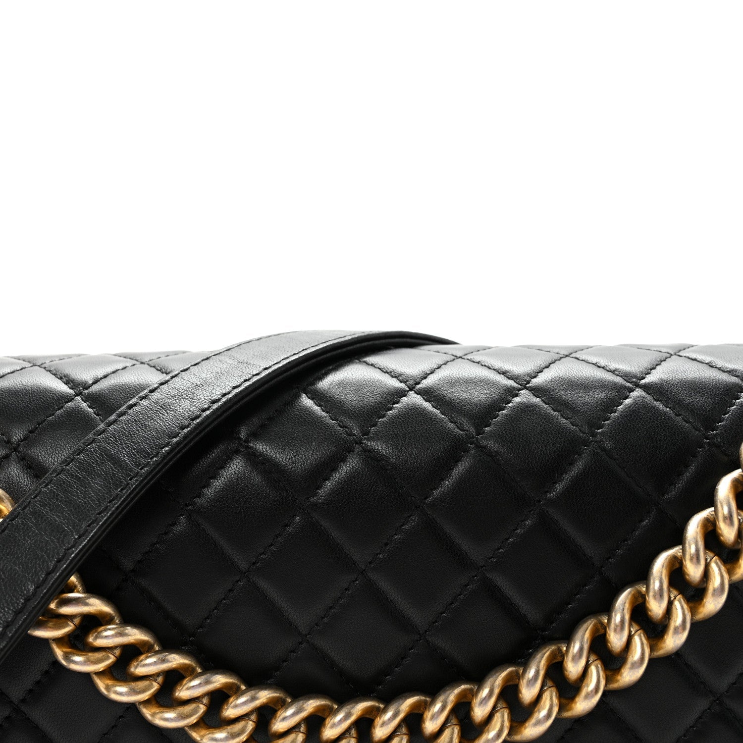 Chanel Lambskin Quilted New Medium Boy Flap Black