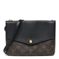 Louis Vuitton Monogram Twice Pochette Black