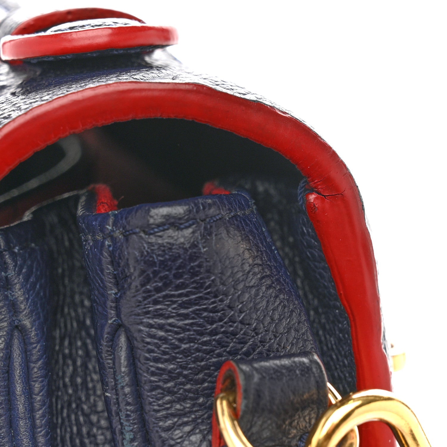 Louis Vuitton Empreinte Pochette Metis Marine Rouge
