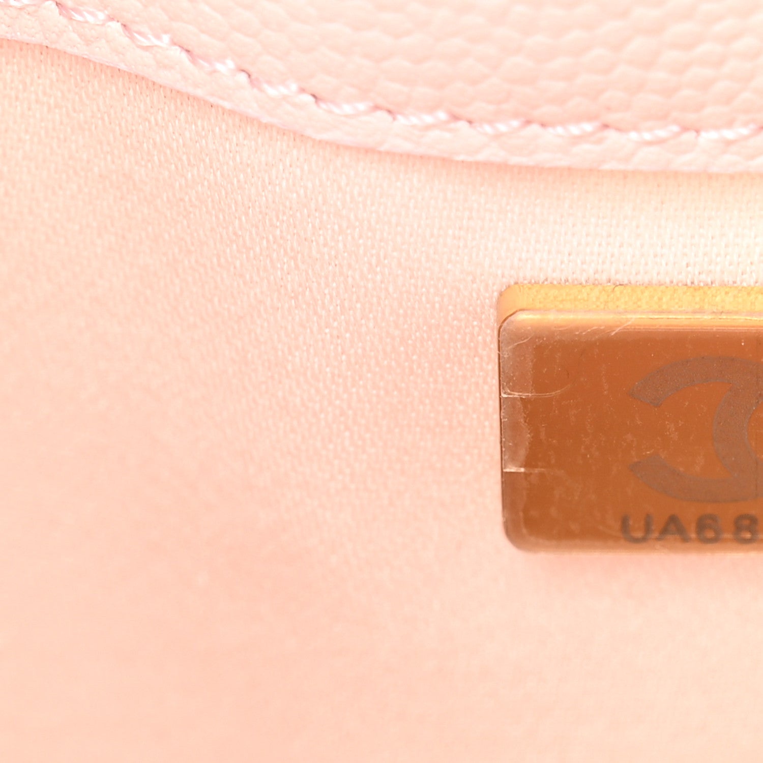 Chanel Caviar Quilted Mini Chanel 25 Handbag Light Pink