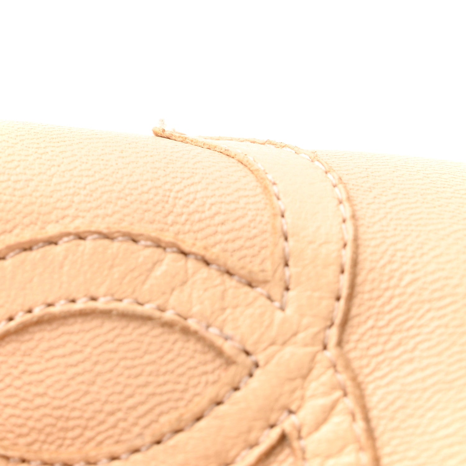 Lambskin CC Espadrilles 36 Beige Black
