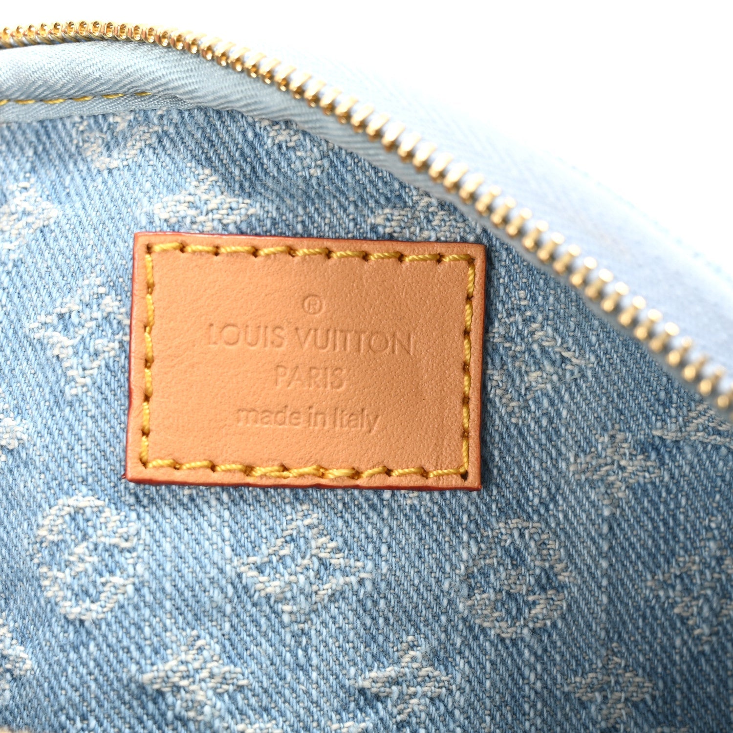 Louis Vuitton Monogram Denim Mini Bumbag Sky Blue