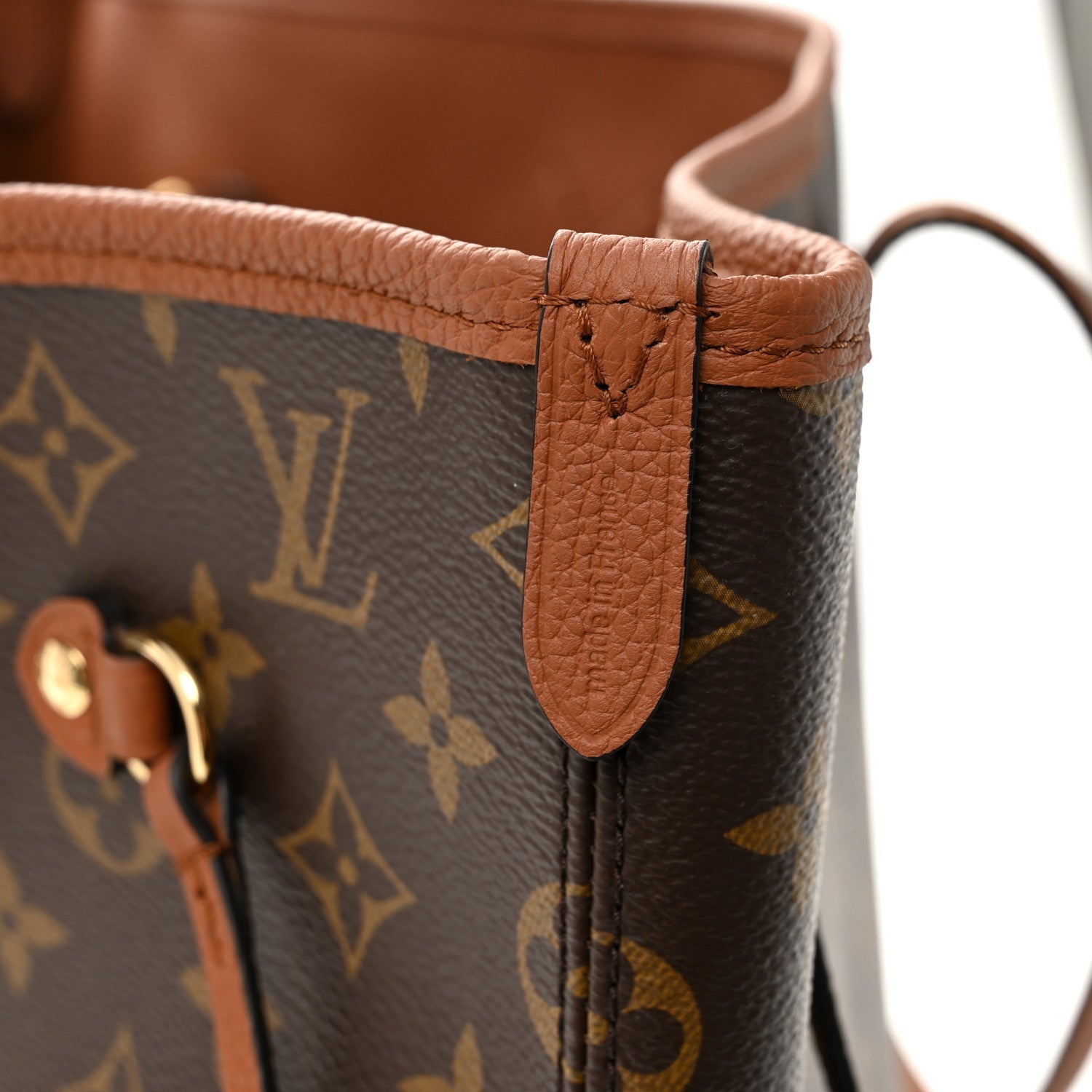 Louis Vuitton Monogram Calfskin Neo Neverfull Inside Out MM Tan