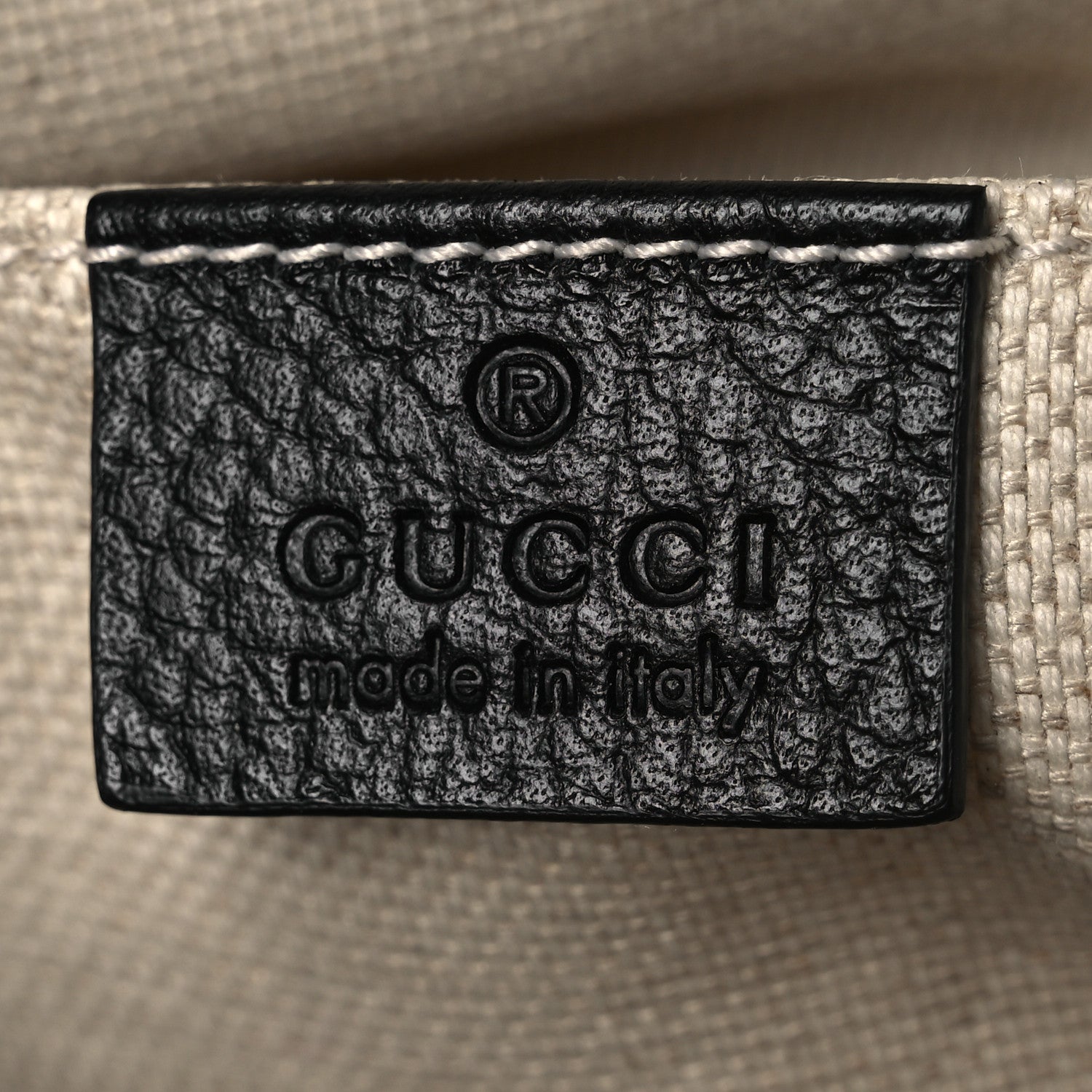 Gucci Pebbled Calfskin Soho Chain Backpack Black