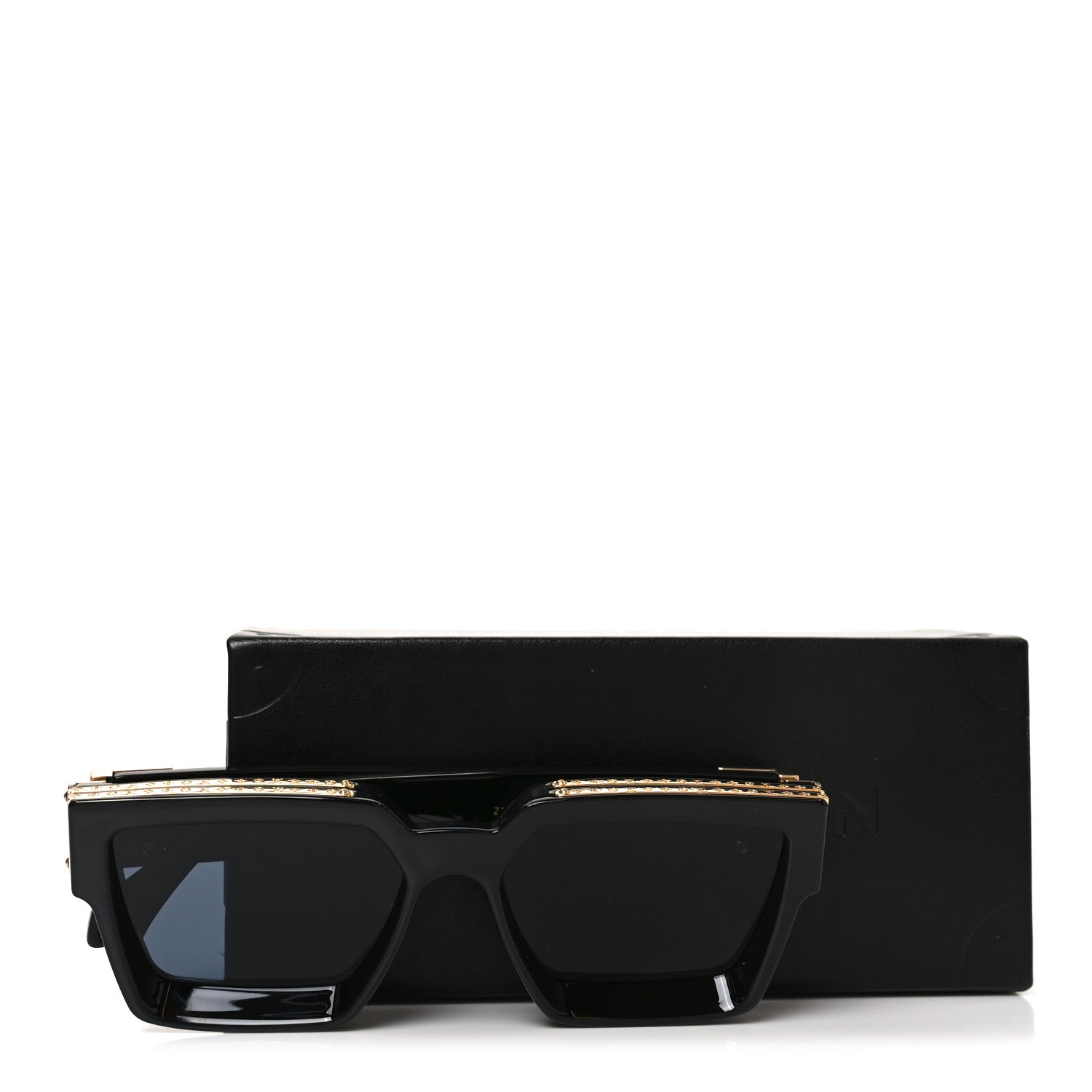 Louis Vuitton Acetate 1.1 Millionaires Sunglasses Z1165W Black
