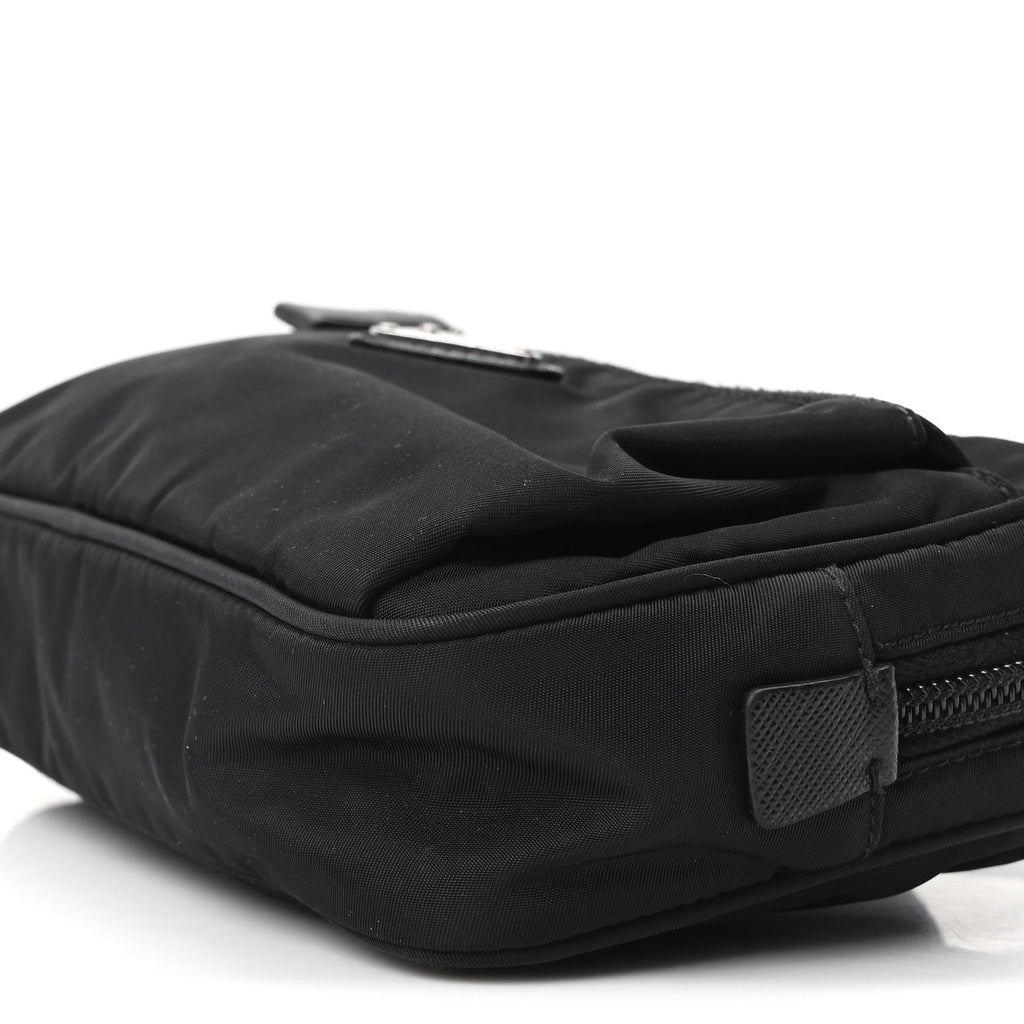 Prada Tessuto Nylon Belt Bag Black