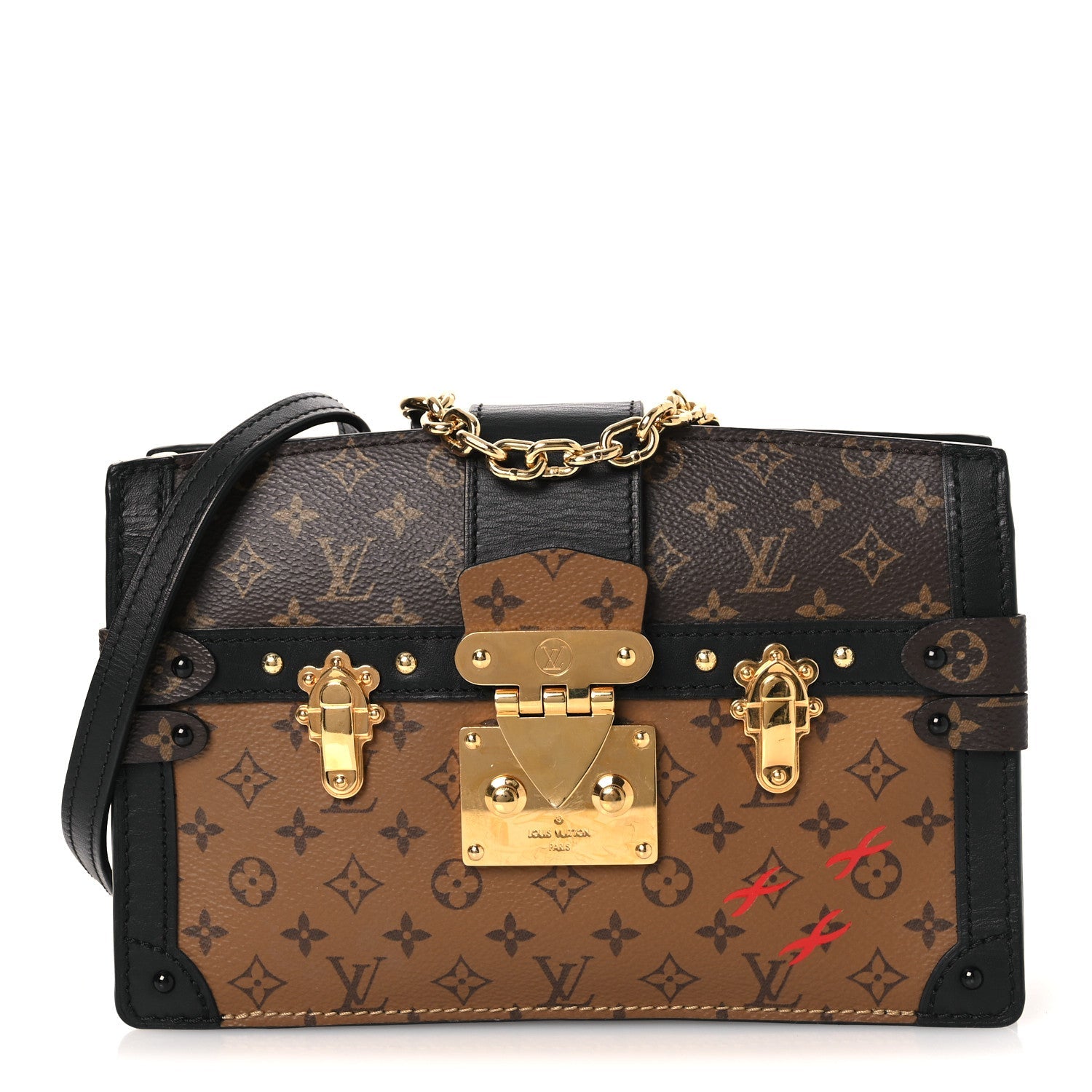 Louis Vuitton Reverse Monogram Trunk Clutch