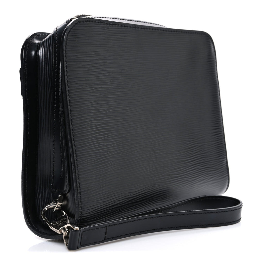 Louis Vuitton Epi Hoche Wristlet Black