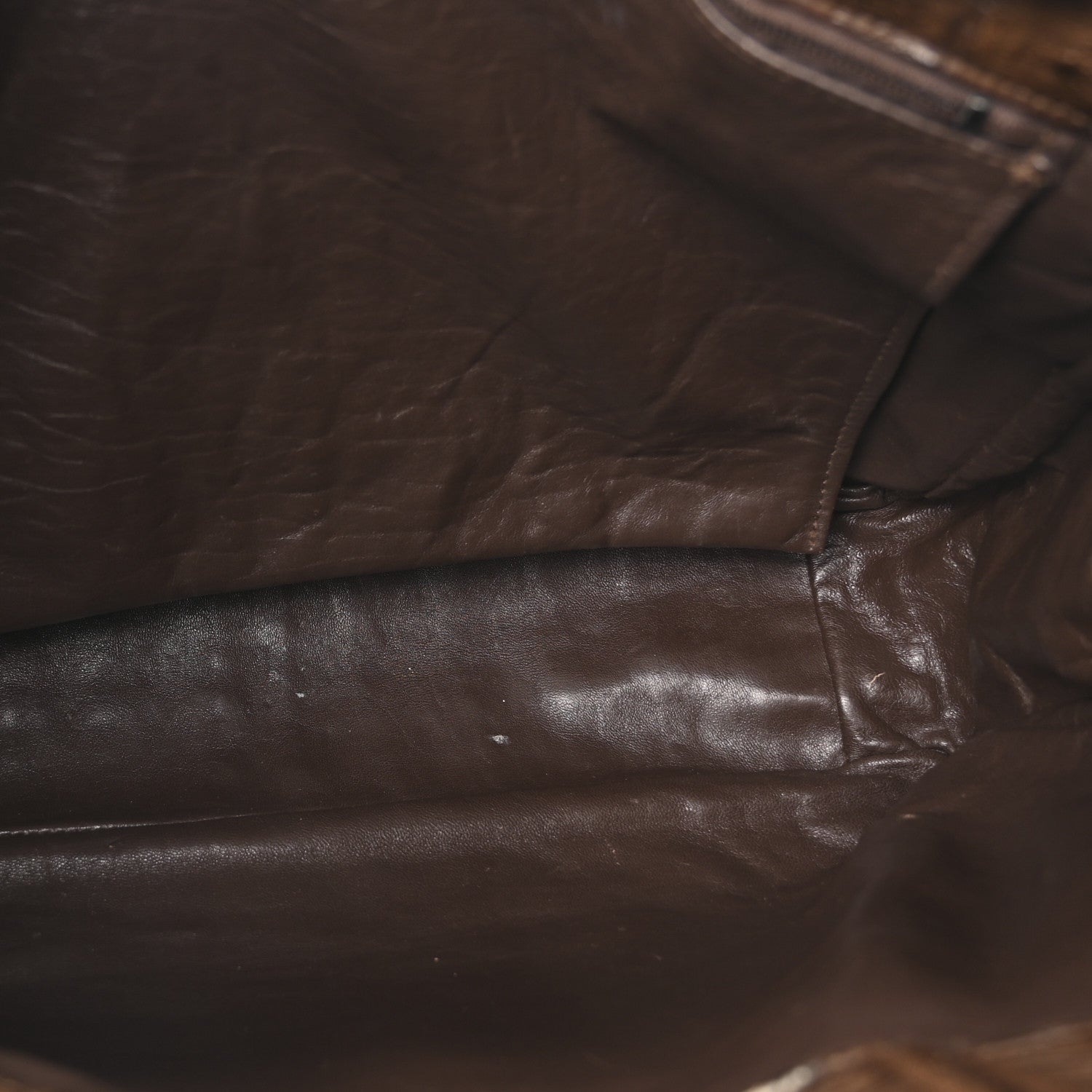 Chanel Alligator Shopping Tote Brown