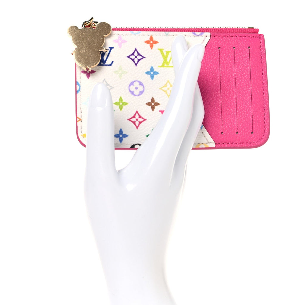Louis Vuitton LV X TM Monogram Romy Card Holder Kawaii Pink