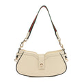 Gucci Calfskin Mini Moon Side Shoulder Bag Ivory