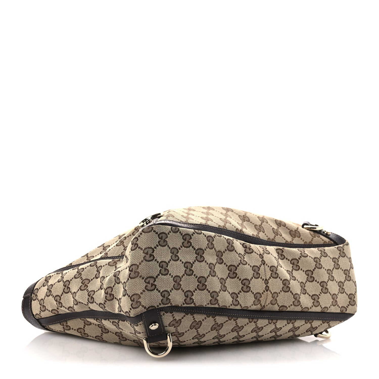 Gucci Monogram Medium Abbey Tote  Brown