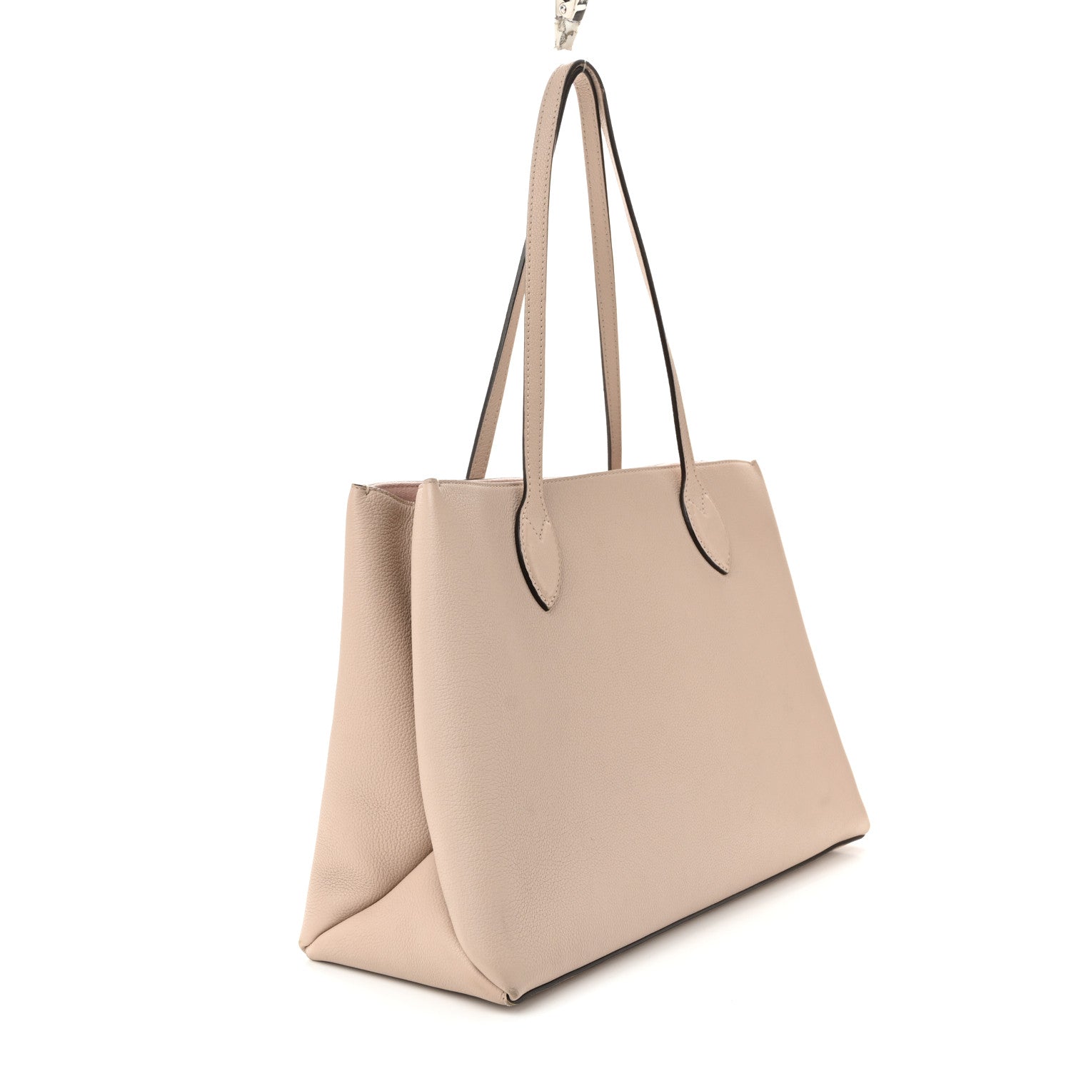 Louis Vuitton Grained Calfskin Lockme Shopper Greige