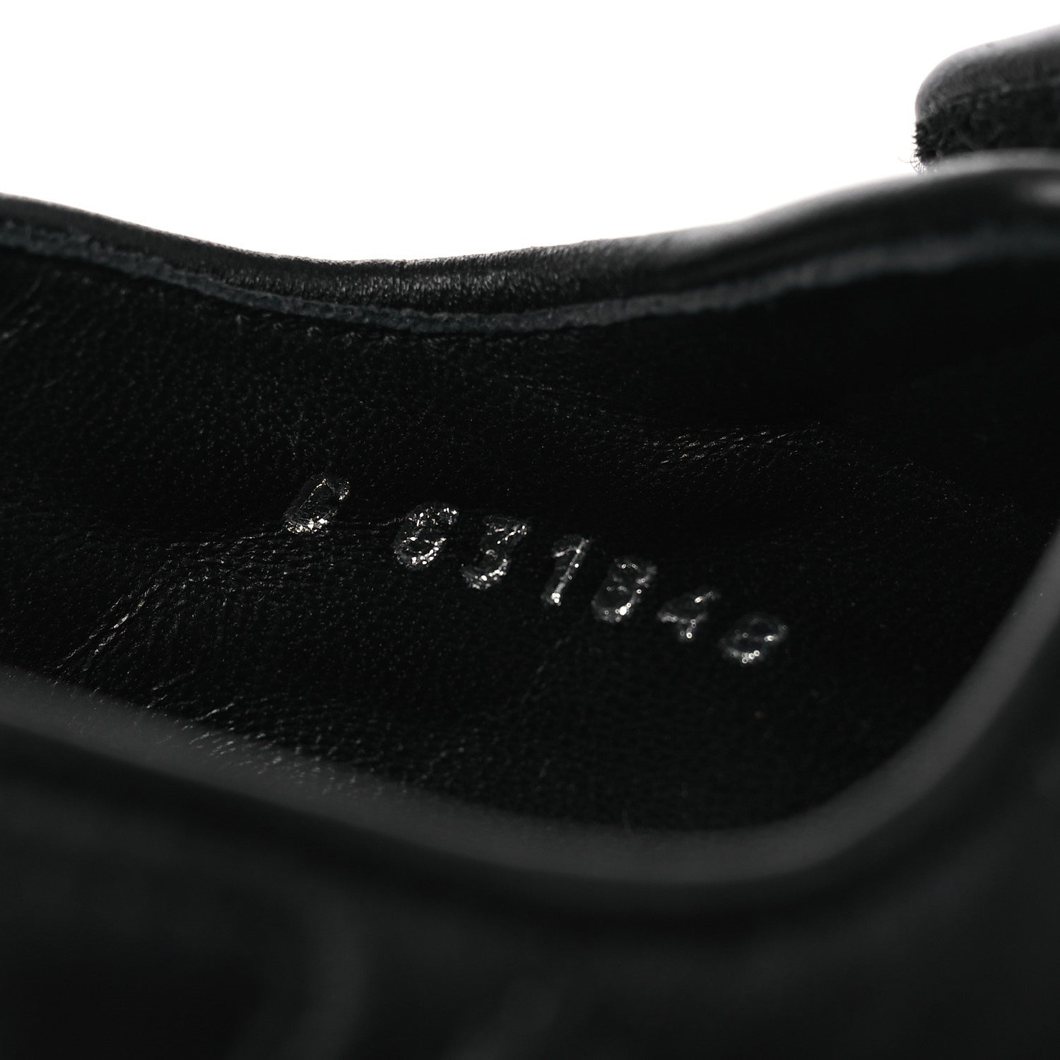 Lambskin Velcro Dad Sandals 39 Black