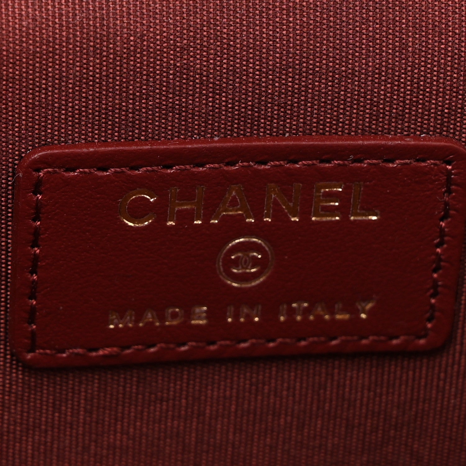 Chanel Calfskin Quilted Mini Perfect Fit Vanity Case With Chain Black