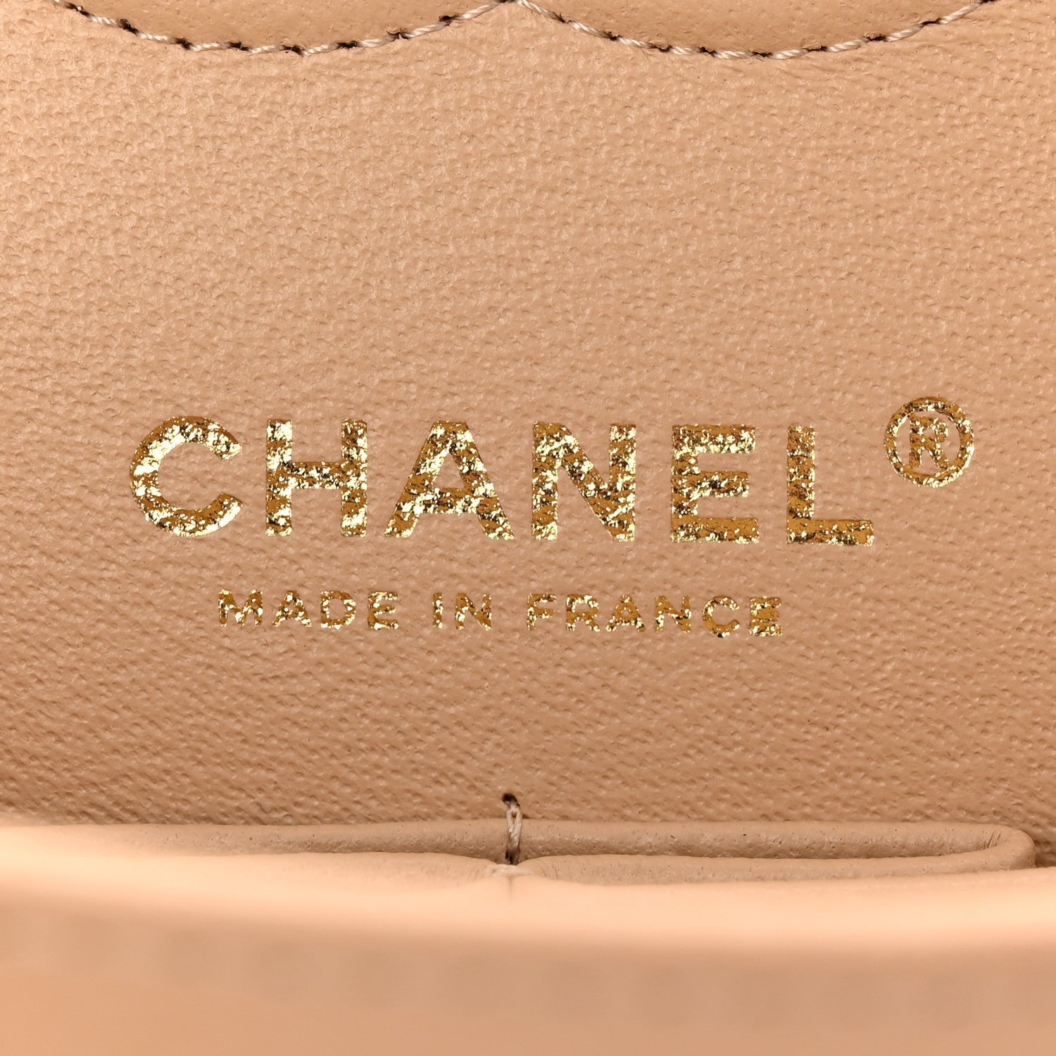 Chanel Caviar Quilted Small Double Flap Beige