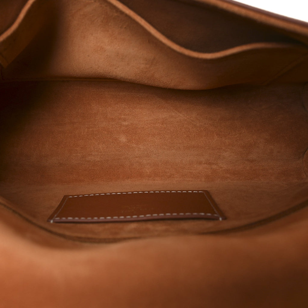 Louis Vuitton Calfskin Soft Twist Shoulder Bag Cognac