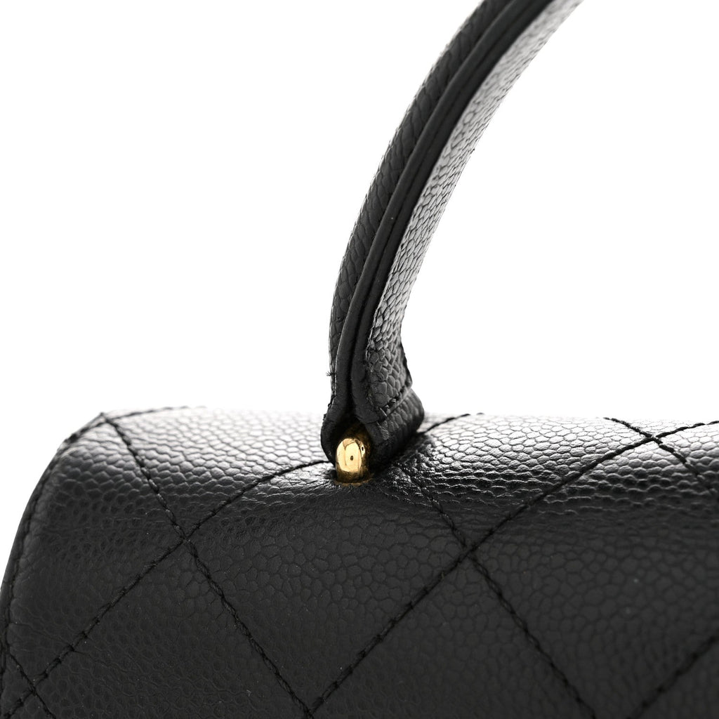 Chanel Caviar Quilted Jumbo Kelly Flap Black