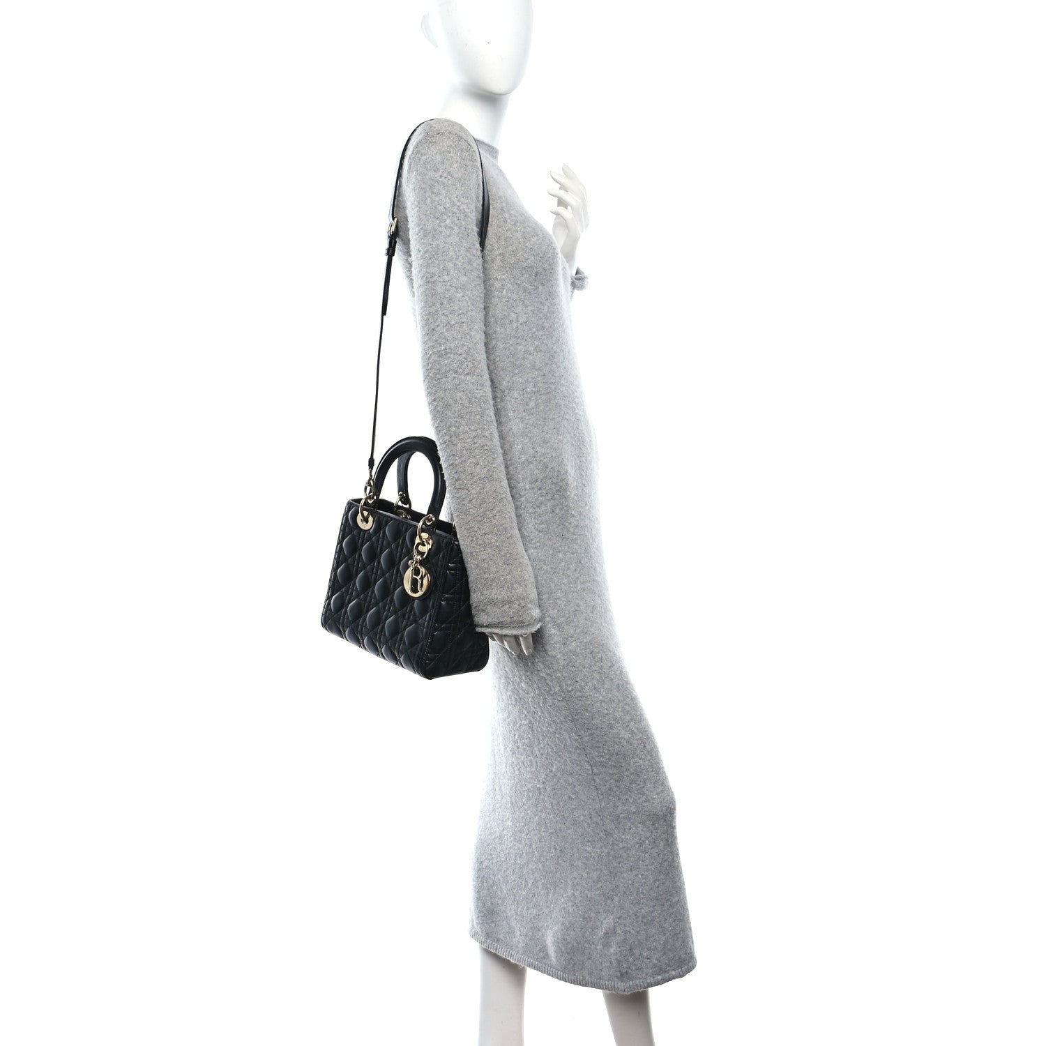 Chanel Caviar Deauville Drawstring Bucket Bag Black