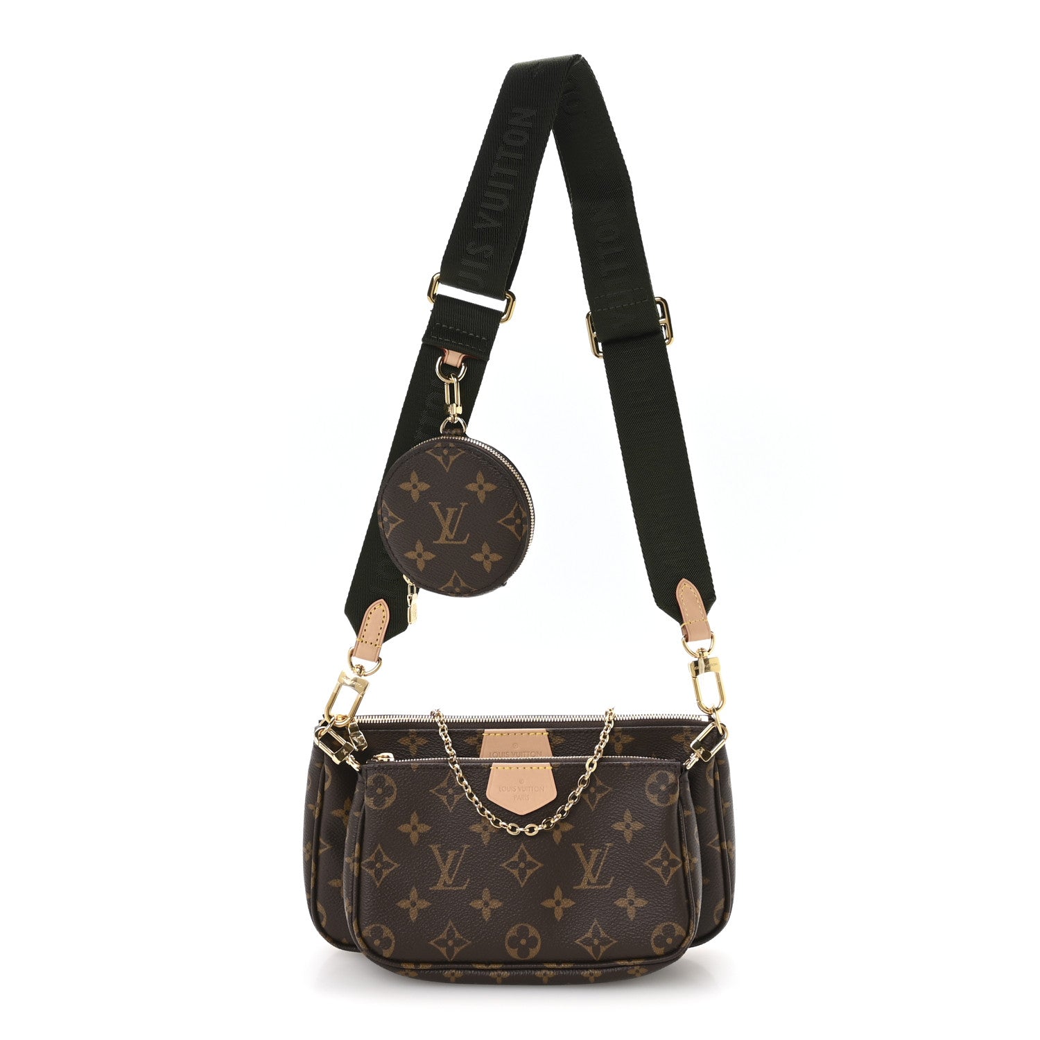 Louis Vuitton Monogram Multi Pochette Accessories Kaki