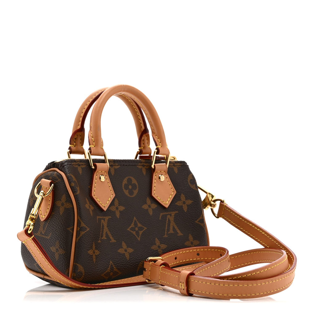 Louis Vuitton Monogram Nano Speedy Bandouliere