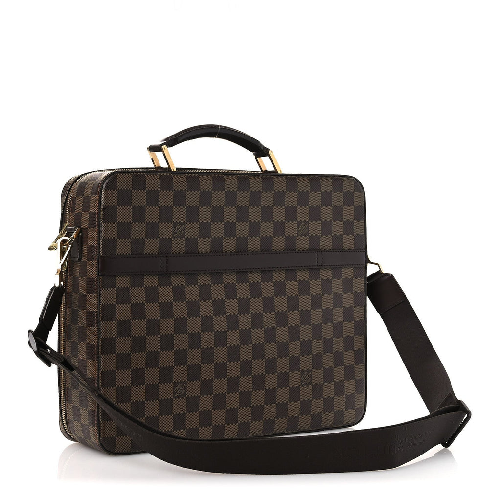 Louis Vuitton Damier Ebene Porte Ordinateur Sabana Computer Case