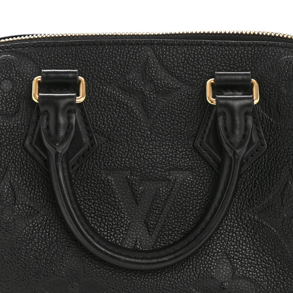 Louis Vuitton Empreinte Monogram Giant Speedy Bandouliere 20 Black