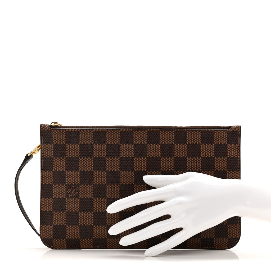 Louis Vuitton Damier Ebene Neverfull MM GM Pochette