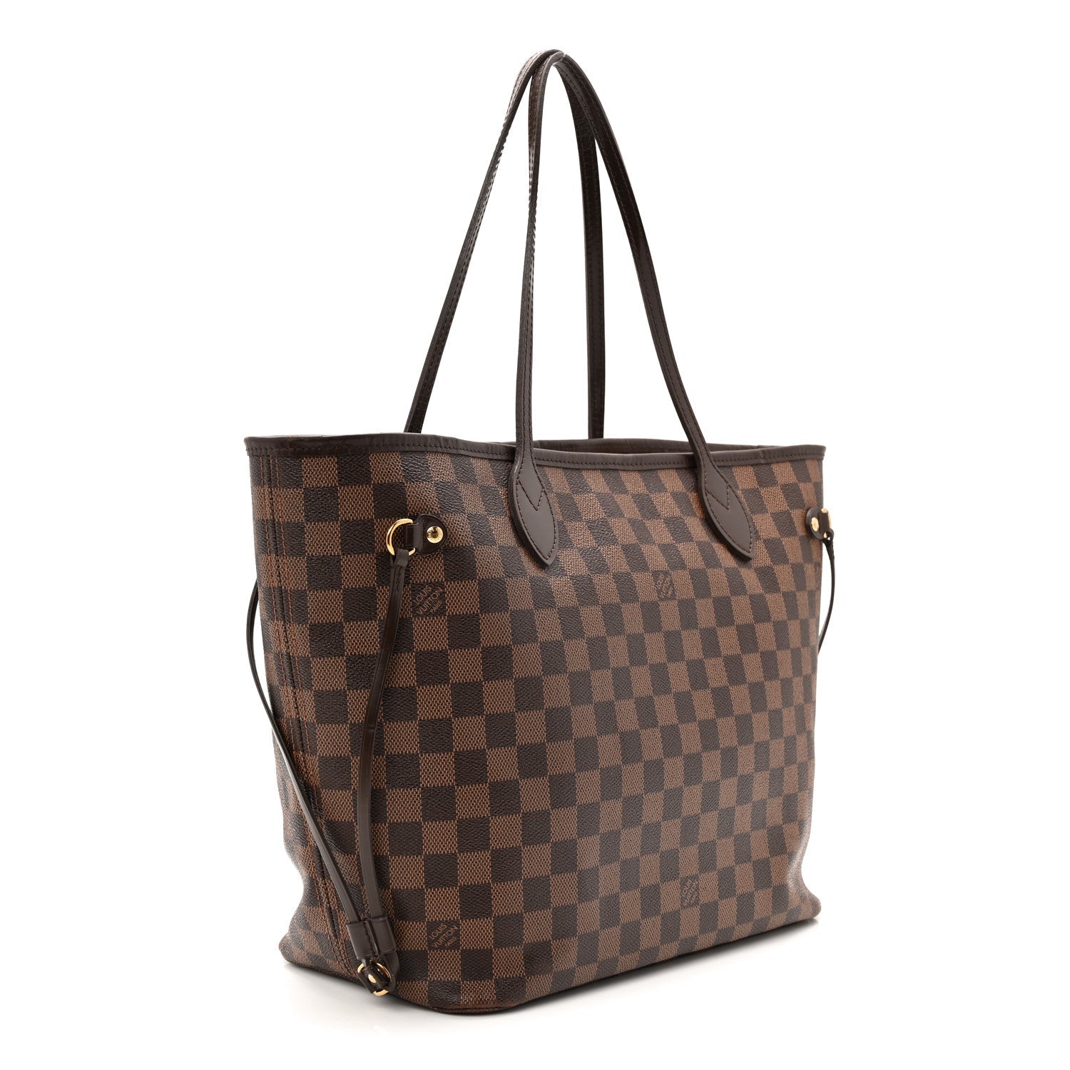 Louis Vuitton Damier Ebene Neo Neverfull MM Rose Ballerine