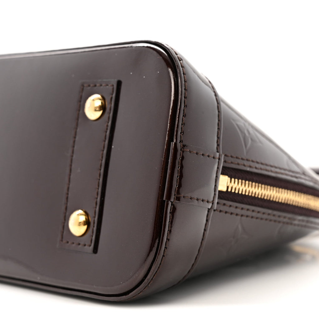 Louis Vuitton Vernis Alma BB Amarante