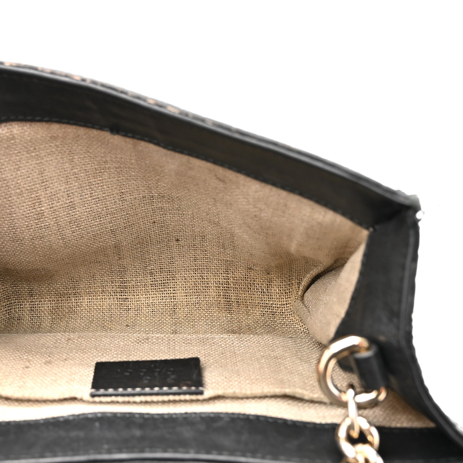 Gucci Microguccissima Mini Emily Chain Shoulder Bag Black