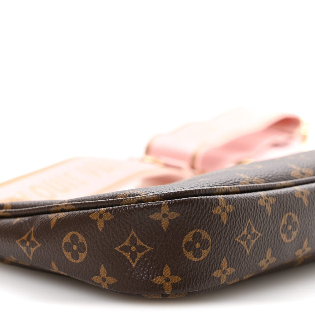 Louis Vuitton Monogram Multi Pochette Accessories Large Pochette Rose Clair