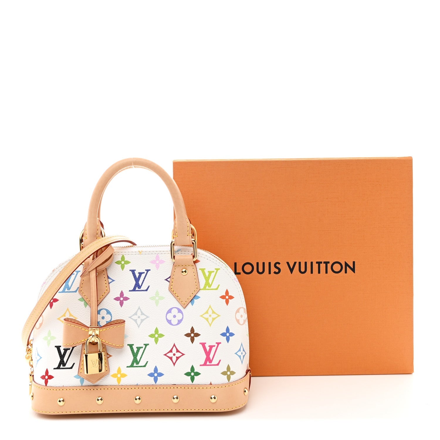 Louis Vuitton LV X TM Monogram Multicolor Alma BB White