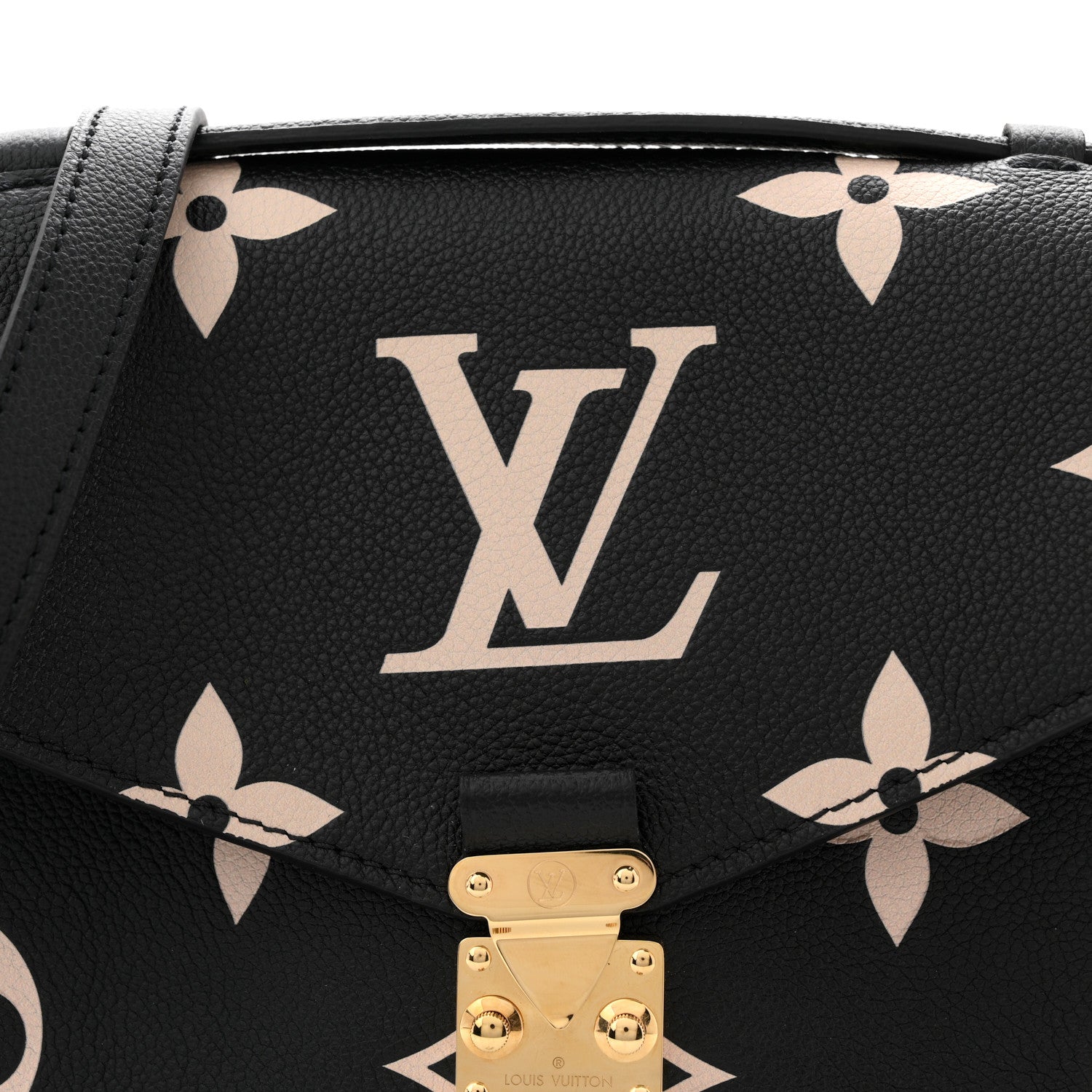 Louis Vuitton Empreinte Monogram Giant Pochette Metis Black Beige