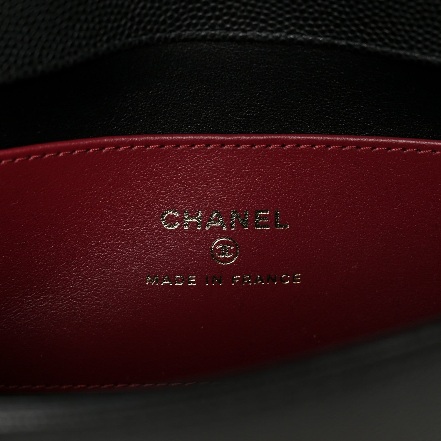 Chanel Shiny Caviar Mini Preppy Coco Shoulder Bag Black