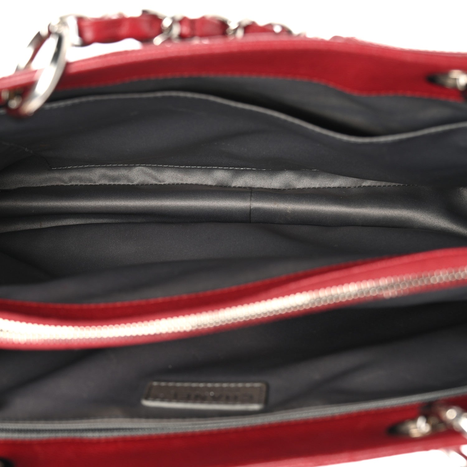 Chanel Caviar Quilted Grand Shopping Tote GST Red