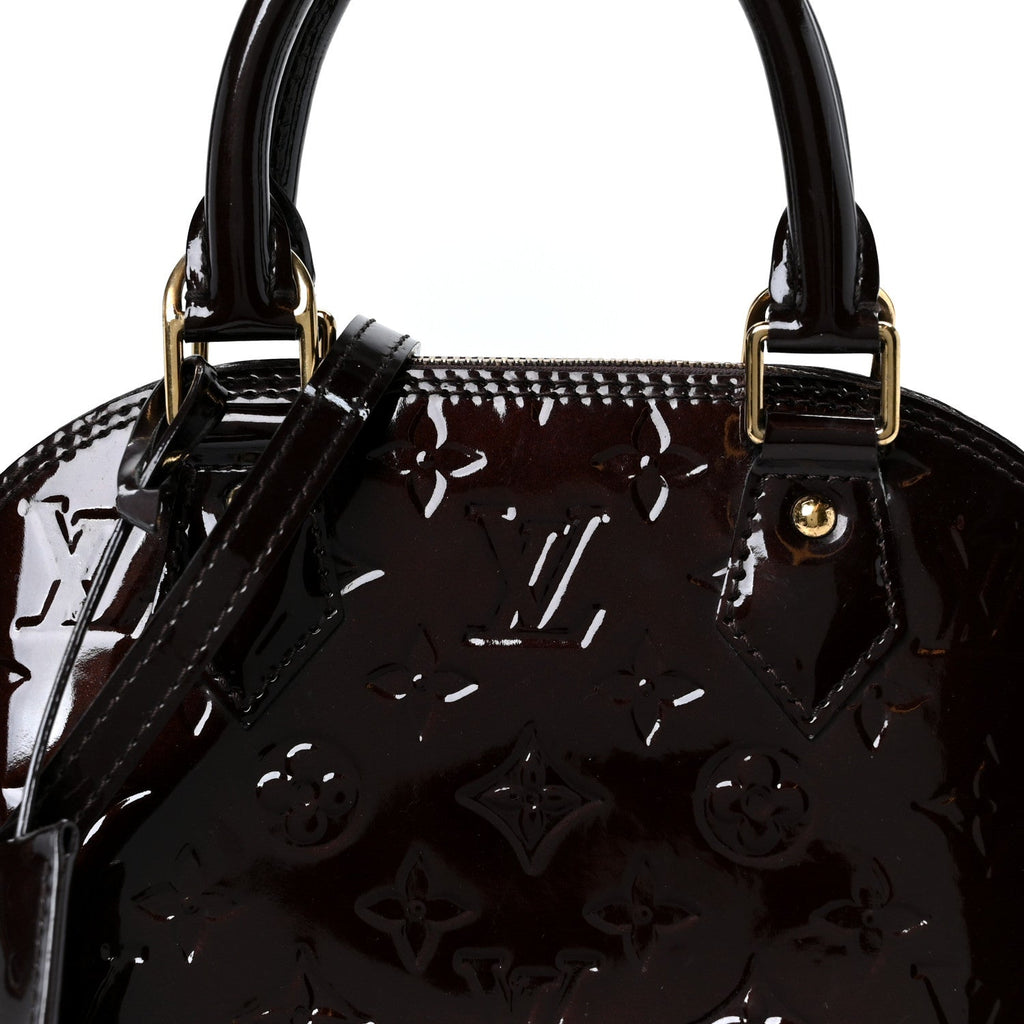 Louis Vuitton Vernis Alma BB Amarante