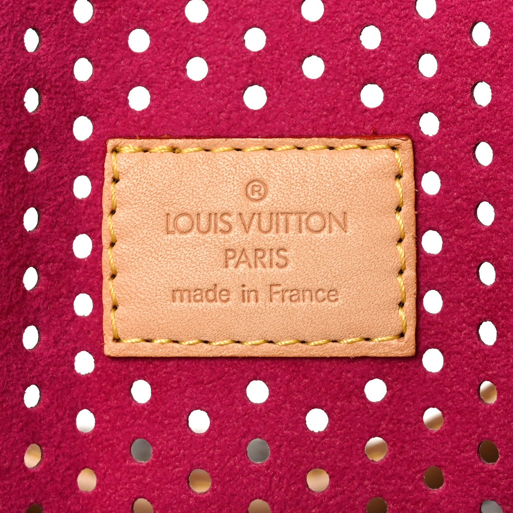 Louis Vuitton Monogram Perforated Speedy 30 Fuchsia